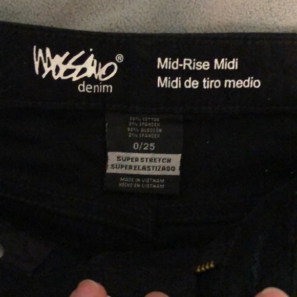 Black Jean Shorts - Picture 3 of 3